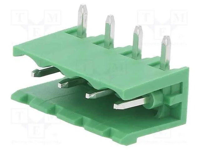 Bloco Terminal Separável, 5,08mm, Faixas: 4, Angulares 90, Macho