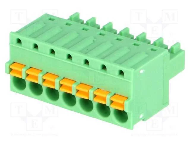 Bloco terminal separável, 3,81mm, faixas: 7, simp.