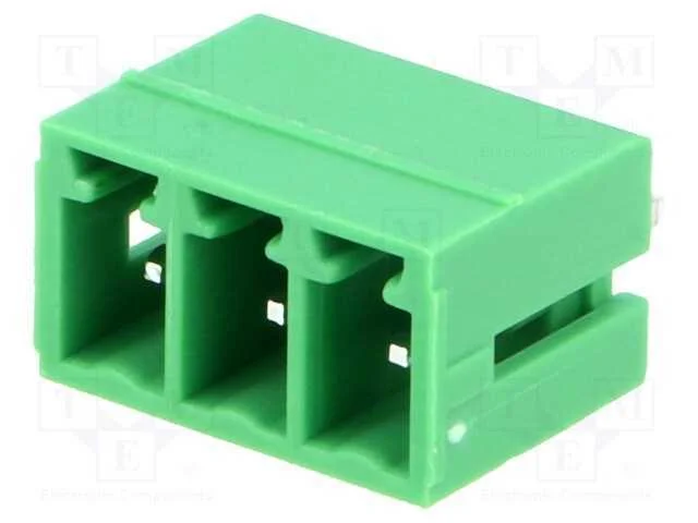 Bloco terminal separável, 3,81mm, faixas: 3, simp.