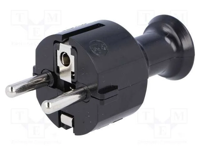 Conector: de alimentação, macho, ficha, 2P+PE, 23.