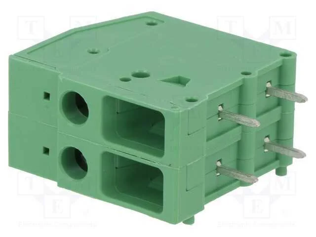 Pcb Bloco Terminal, Angulares 90, 7,62mm, Faixas: 2, para Pcb