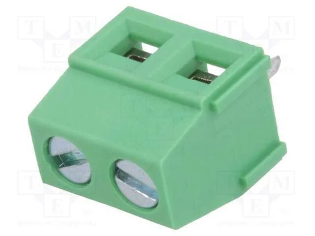 PCB bloco terminal, angulares 90, 5,08mm, faixas:.