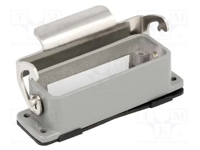 Caixa para conectores: HDC; tamanho 16A; com trinco; simples