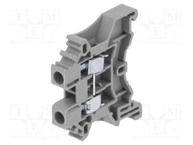 Conector: de carril, DC, 0,5÷4mm2, faixas: 1, bra.