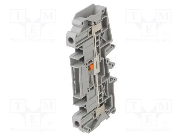 Conector: de carril, terminal parafusado, poliami.
