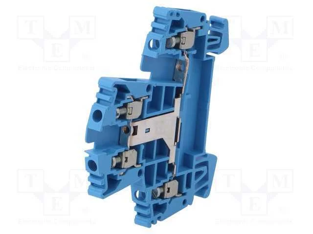 Conector: de carril, W, 2,5mm2, faixas: 1, braçad.