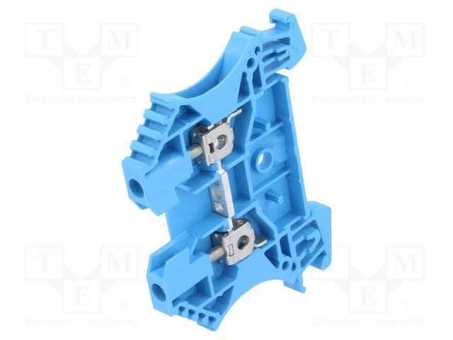 Conector: de carril, 2,5mm2, faixas: 1, braçadeir.