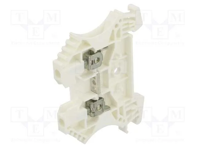 Conector: de carril, 2,5mm2, faixas: 1, braçadeir.