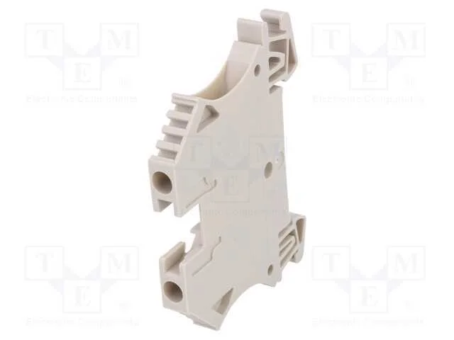 Conector: de carril, 4mm2, faixas: 1, braçadeiras.