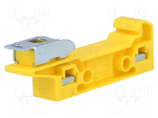 Adaptador de Montagem, Amarelo, para Trilho Din, Larg: 11mm, Ts35