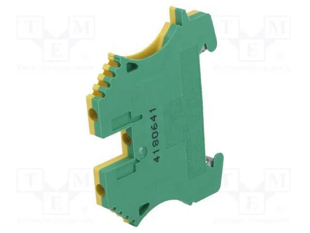 Conector: de carril, 2,5mm2, faixas: 1, braçadeir.
