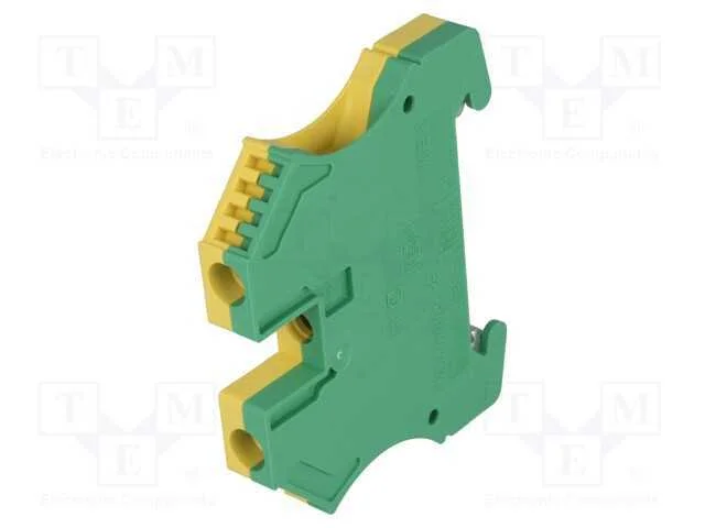 Conector: de carril, 6mm2, faixas: 1, braçadeiras.