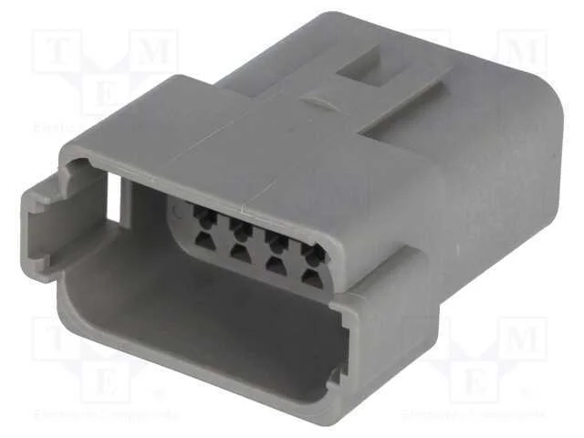 Conector: Fio-Fio, Dt, Macho, Ficha, com Cabo, Pin: 12, Cinzenta