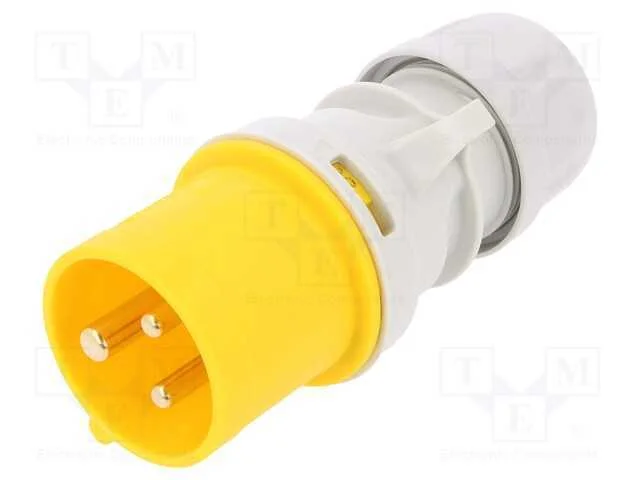 Conector de alimentacao ficha macho 16A 110V.