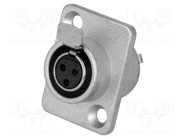 Tomada, Xlr Mini, Fêmea, Pin: 3, Solda, 5a, 0,5mm2