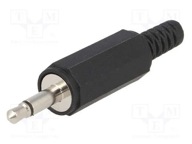 Ficha, Jack 3,5mm, Macho, Mono,Com o Anel Protetor, Faixas: 2