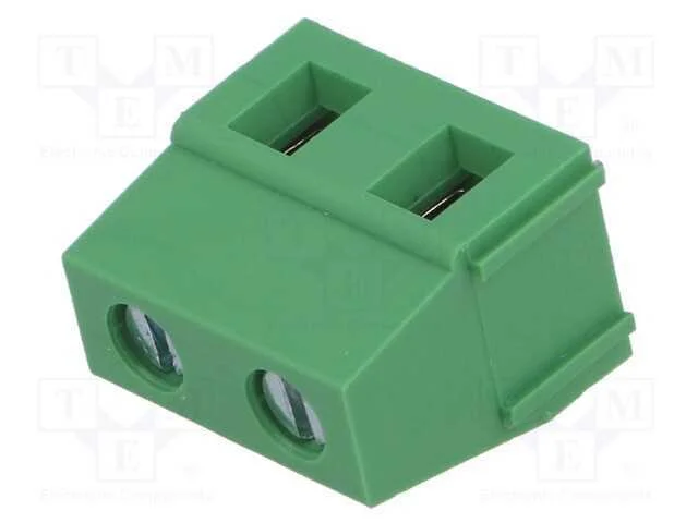 Pcb Bloco Terminal, Angulares, 7,5mm, Faixas: 2, para Pcb, 2,5mm2