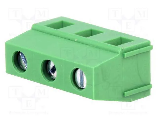 PCB bloco terminal, angulares, 7,5mm, faixas: 3, .