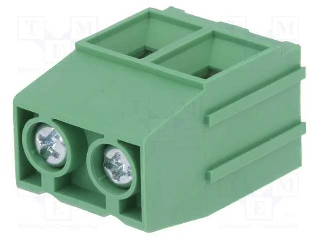 Pcb Bloco Terminal, Angulares 90, 10,16mm, Faixas: 2, para Pcb