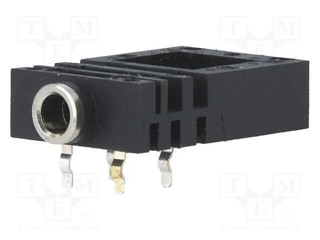 Tomada, Jack 3,5mm, Fêmea, Sem Rosca,Mono,Com Interruptor Duplo