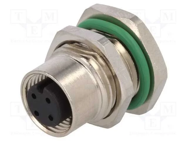 Tomada, M12, Pin: 4, Fêmea, Código A-Devicenet / Canopen, Tht, Ip67