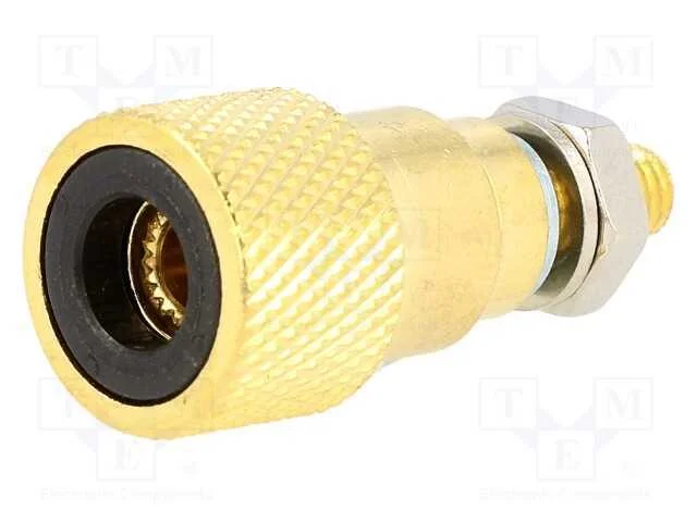 Aperto, para Colunas, com Tomada Lateral 4mm, Mat: Latão