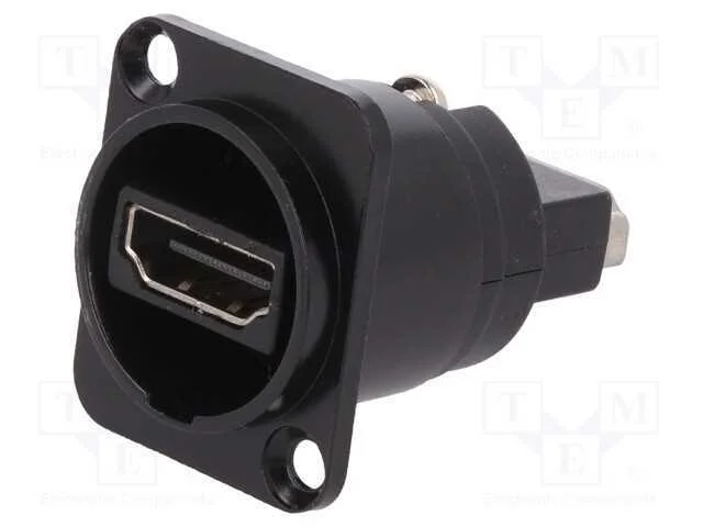 Conector, Tomada Hdmi,Em Ambos Os Lados, Ft, Blindadas, 19x24mm