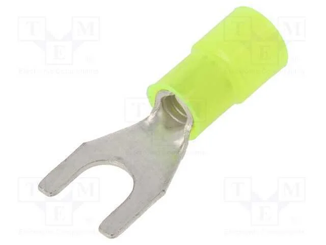 Terminal: terminal forquilha, M6, : 6,3mm, 4÷6mm2.