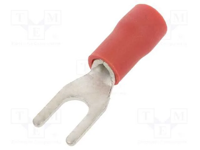 Terminal: terminal forquilha, M3,5, : 3,7mm, 0,25.