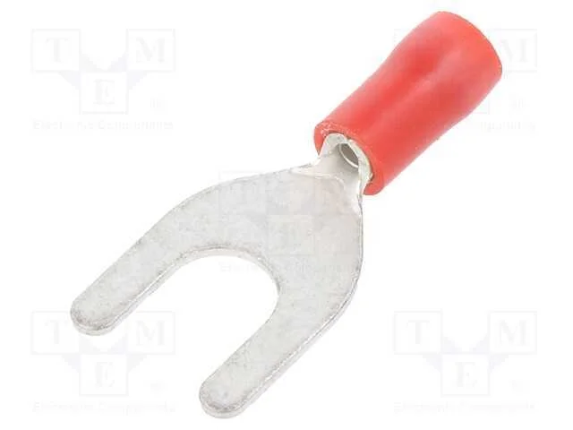 Terminal: terminal forquilha, M6, : 6,4mm, 0,25÷1.
