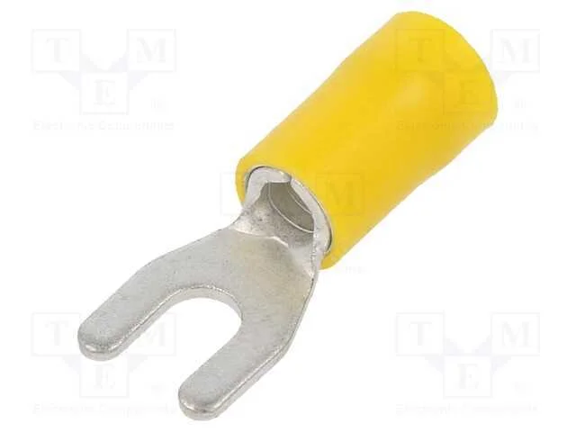 Terminal: terminal forquilha, M4, : 4,3mm, 4÷6mm2.