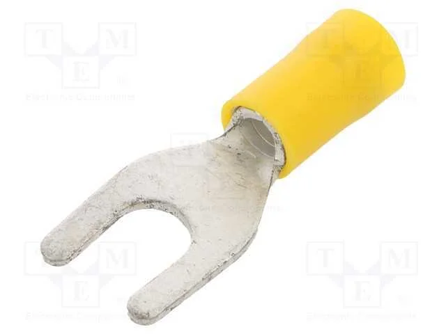 Terminal: terminal forquilha, M6, : 6,4mm, 4÷6mm2.
