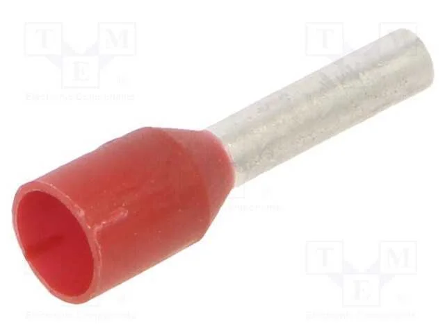 Terminal: rolo, 1,5mm2, cerrar, com cabo, isolada.