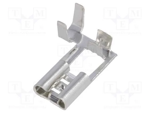 Conetor: plano, 6,3mm, 0,8mm, macho, 1,5÷2,5mm2, .
