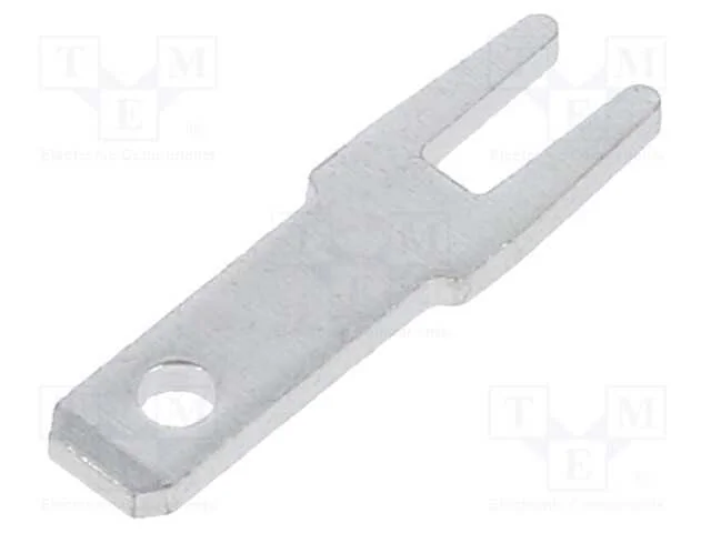 Conetor: plano, 2,8mm, 0,8mm, fêmea, THT, latão, .