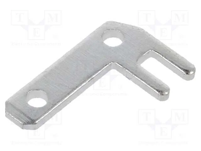 Conetor: plano, 2,8mm, 0,8mm, fêmea, THT, latão, .