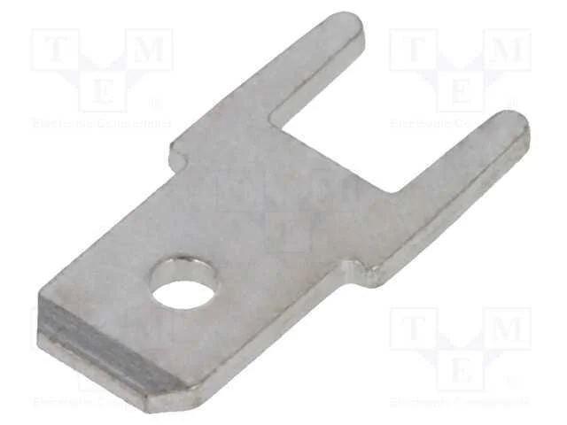 Conetor: plano, 4,8mm, 0,8mm, THT, bronze, estanh.