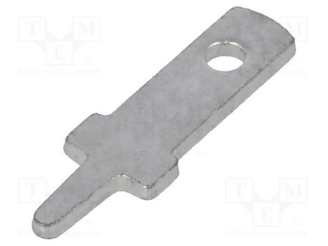 Conetor: Plano, 2,8mm, 0,8mm, Fêmea, Tht, Com.Tot: 12,5mm, Simples