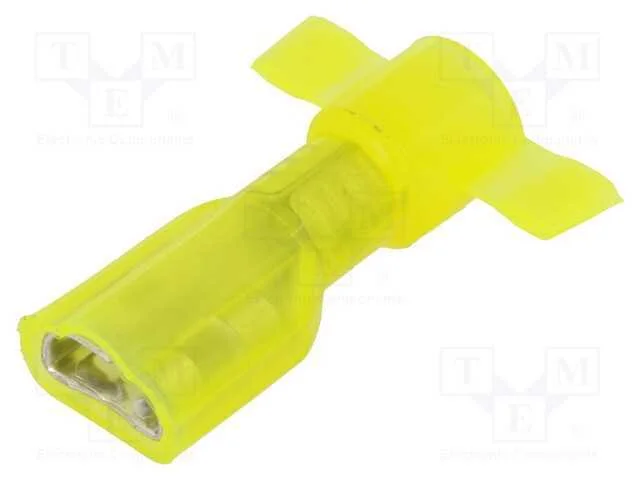 Conetor: plano, 6,3mm, 0,8mm, macho, cerrar, com .