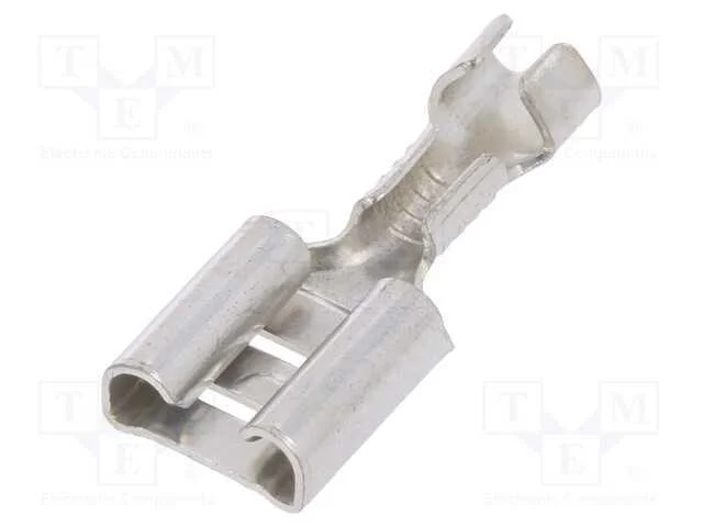 Conetor: plano, 6,3mm, 0,8mm, macho, 0,5÷1mm2, ce.