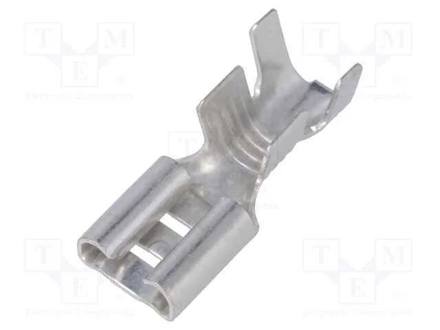 Conetor: plano, 6,3mm, 0,8mm, macho, 4÷6mm2, cerr.