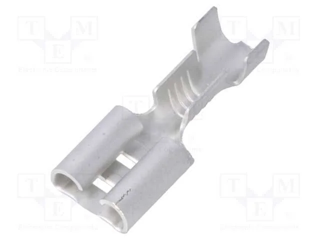 Conetor: plano, 6,3mm, 0,8mm, macho, 0,8÷2mm2, ce.