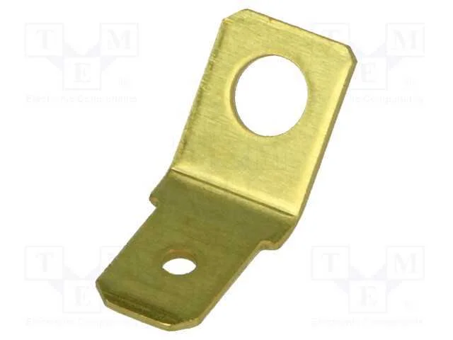 Conetor: plano, 6,3mm, 0,8mm, fêmea, M4, não isol.