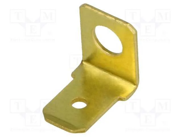 Conetor: plano, 6,3mm, 0,8mm, fêmea, M4, não isol.