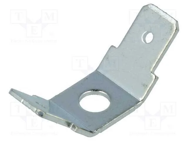 Conetor: plano, 6,3mm, 0,8mm, 2x macho, M4, dupla.