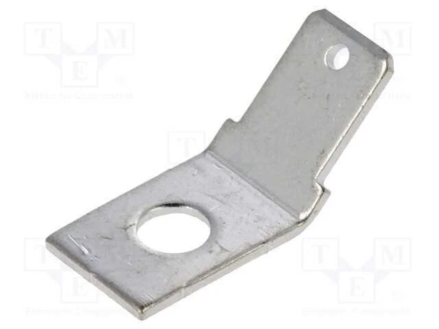 Conetor: plano, 6,3mm, 0,8mm, fêmea, M3,5, roscad.