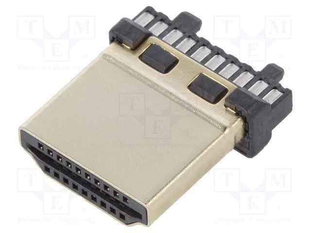 Conector: Hdmi, Ficha, Pin: 19, Gold Flash, com Cabo