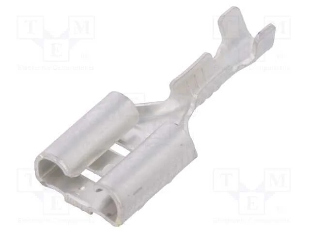 Conetor: plano, 6,3mm, 0,8mm, macho, 0,25÷0,5mm2,.