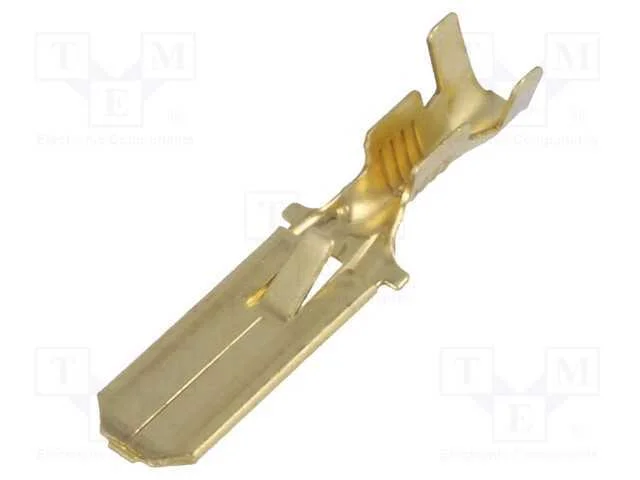 Conetor: plano, 6,3mm, 0,8mm, fêmea, 0,75÷2mm2, c.