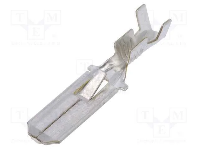 Conetor: plano, 6,3mm, 0,8mm, fêmea, 0,75÷2mm2, c.